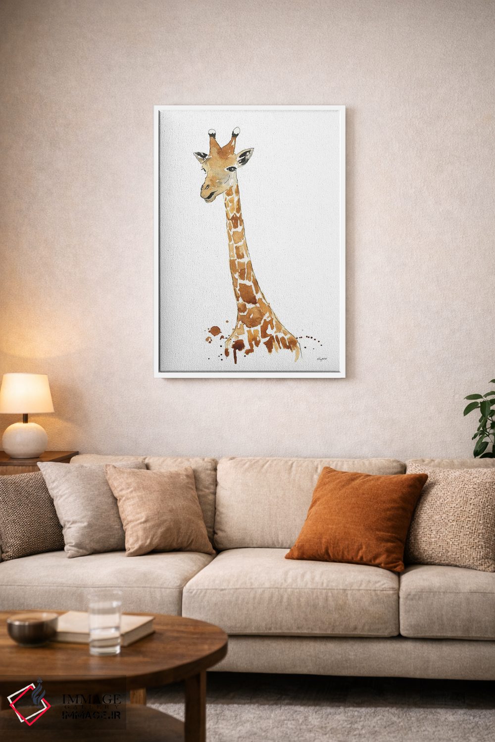 تابلو دکوراتیو زرافه اثر کلسی مک نت - D2W