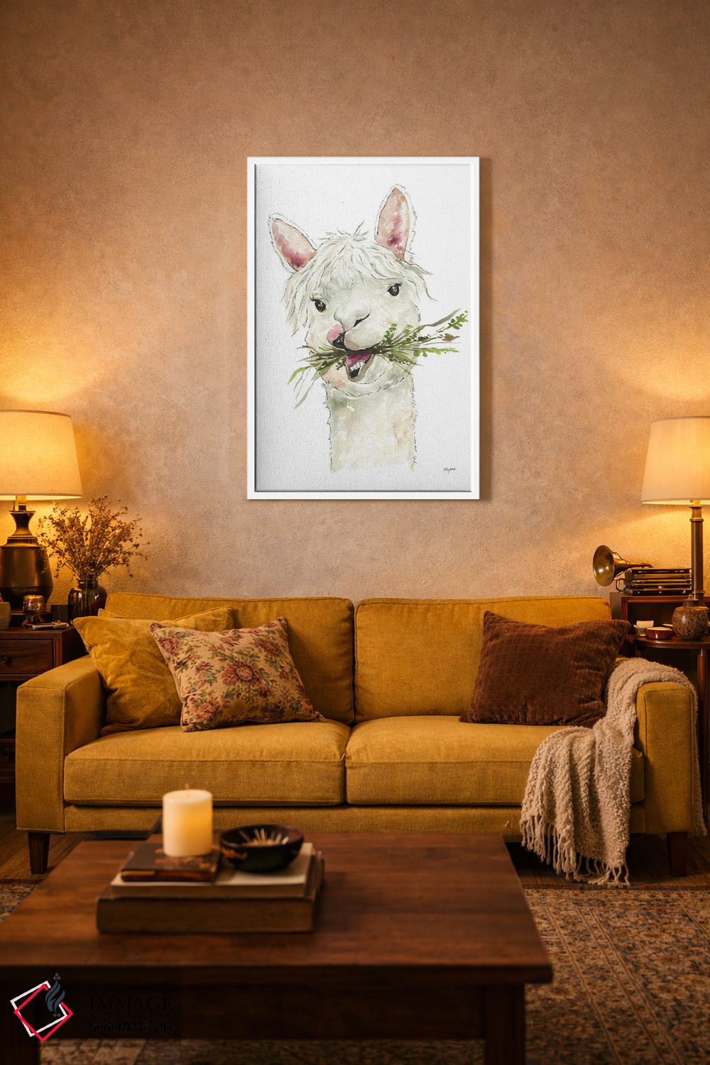 تابلو دکوراتیو لاما اثر کلسی مک نت - D2W