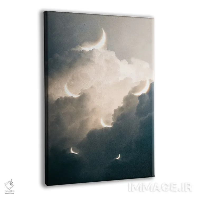 تابلو دکوراتیو محل استراحت اثر مدنایت مون ویژوالز - نمای پرسپکتیو محصول