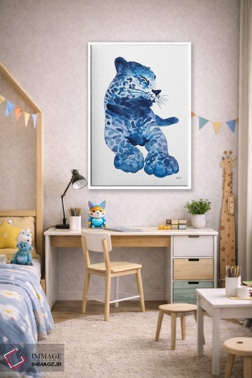 تابلو دکوراتیو پلنگ دوست داشتنی اثر کلسی مک نت - D1W