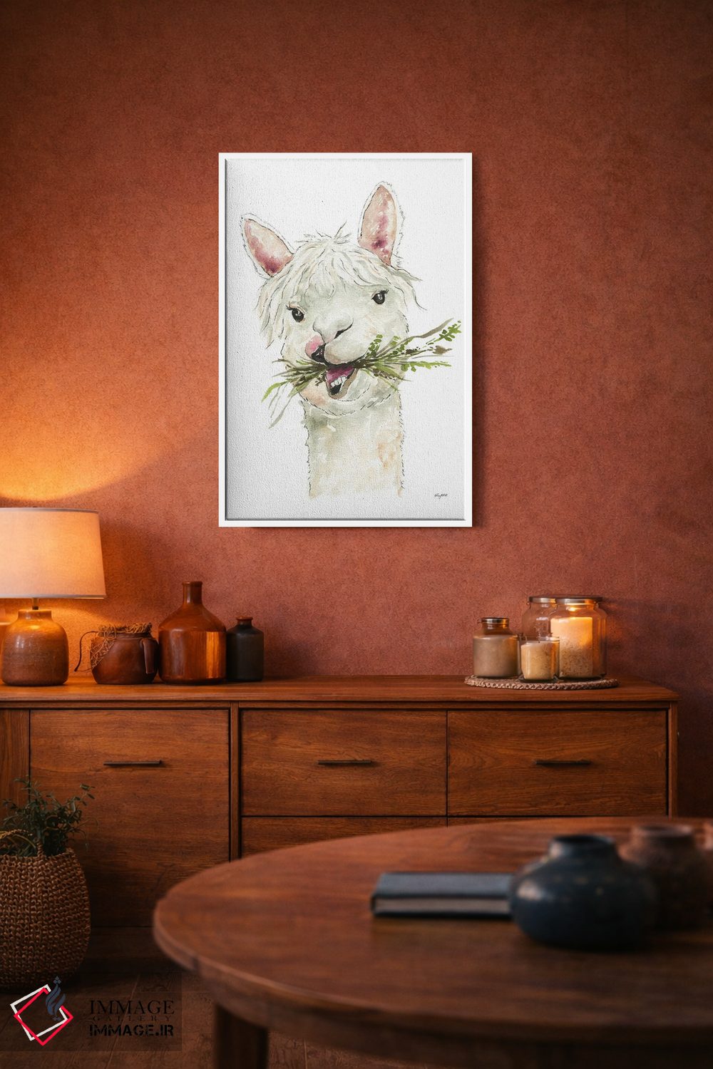 تابلو دکوراتیو لاما اثر کلسی مک نت - D4W