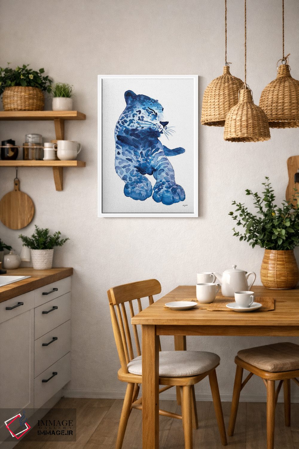 تابلو دکوراتیو پلنگ دوست داشتنی اثر کلسی مک نت - D2W