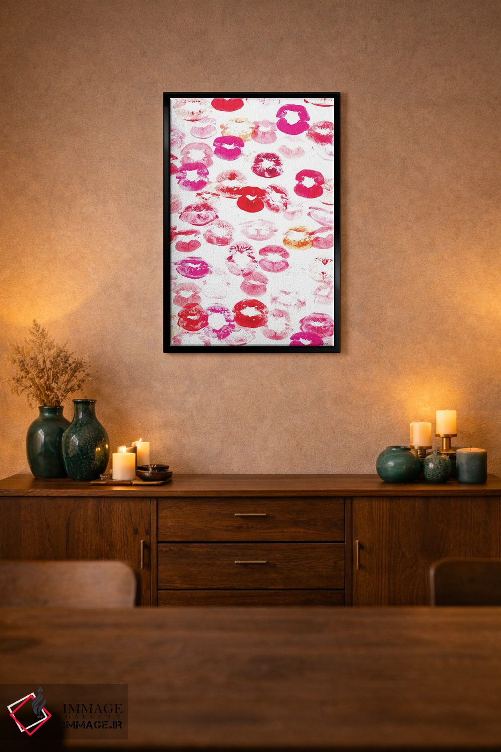 تابلو دکوراتیو بوسه اثر کلسی مک نت - D1B
