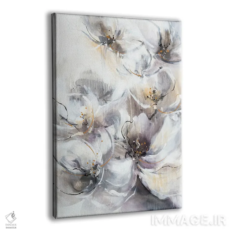 تابلو انتزاعی شکوفه های مرواریدی اثر کی. ناری - نمای پرسپکتیو محصول