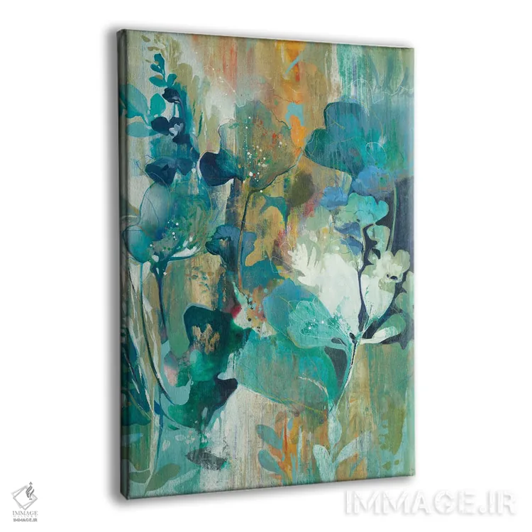 تابلو انتزاعی توهم گیاهی اثر کی. ناری - نمای پرسپکتیو محصول