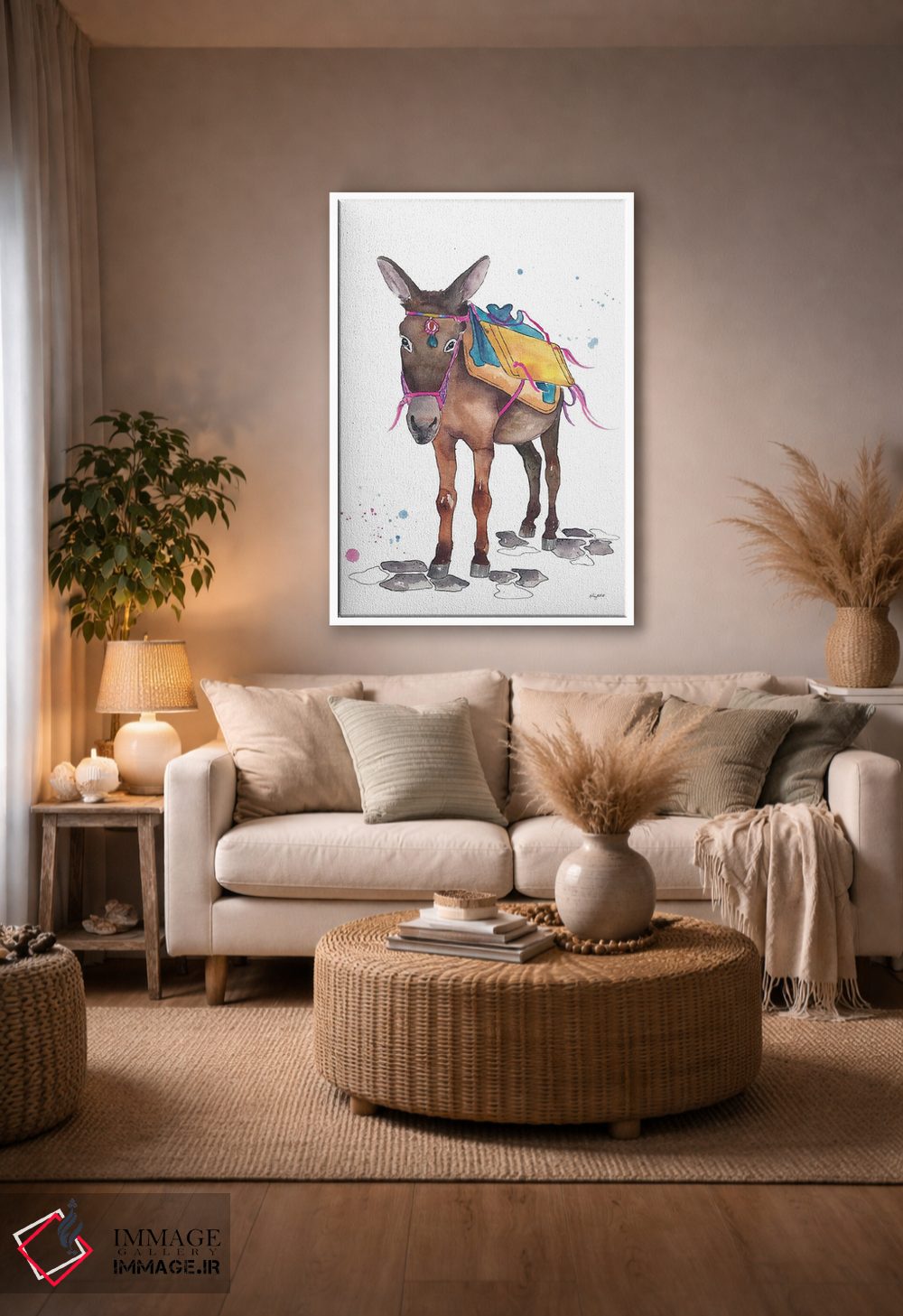 تابلو دکوراتیو الاغ یونانی اثر کلسی مک نت - D4W