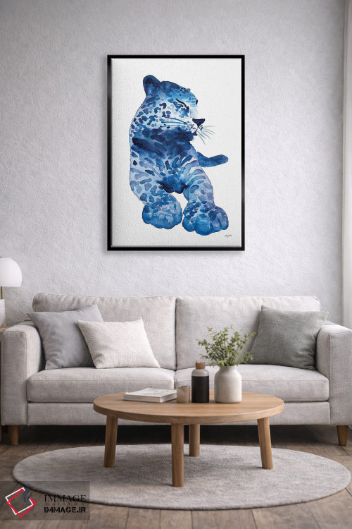 تابلو دکوراتیو پلنگ دوست داشتنی اثر کلسی مک نت - D4B