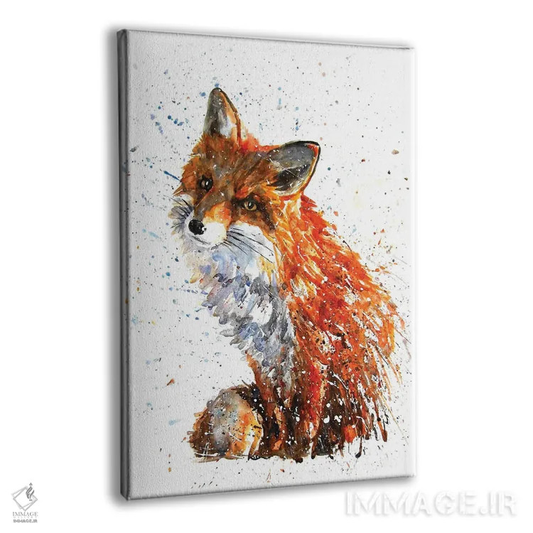 تابلو دکوراتیو روباه III اثر کنستانتین کالینین - نمای پرسپکتیو محصول