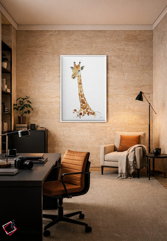 تابلو دکوراتیو زرافه اثر کلسی مک نت - D6W