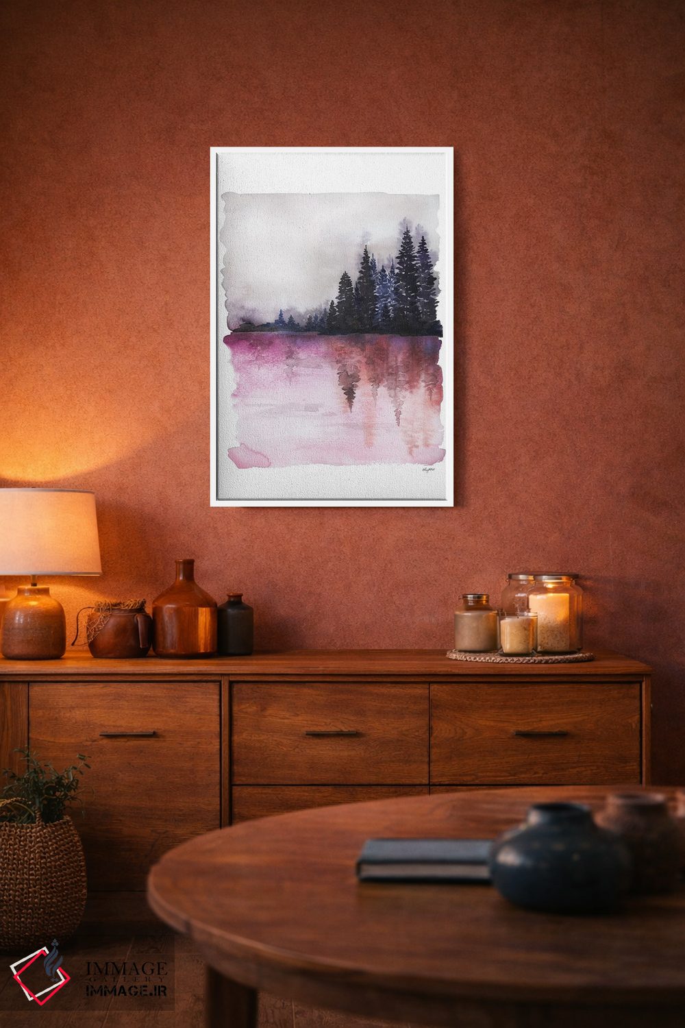 تابلو مینیمال آب های مه آلود ۲ اثر کلسی مک نت - D2W