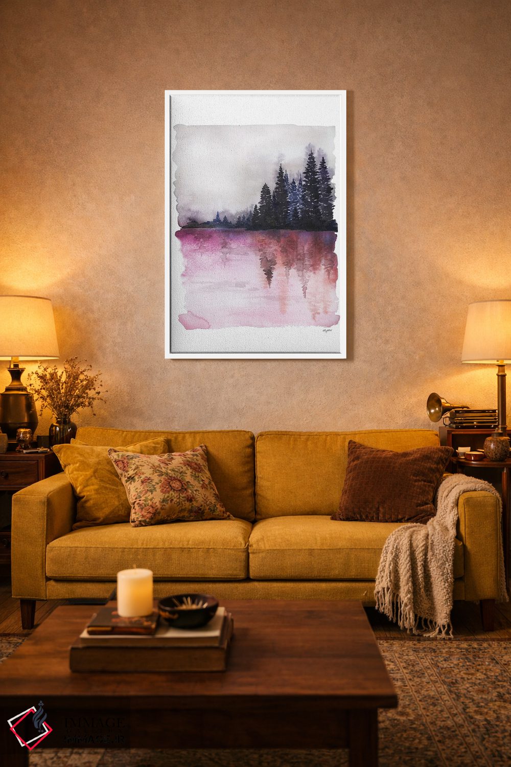 تابلو مینیمال آب های مه آلود ۲ اثر کلسی مک نت - D3W