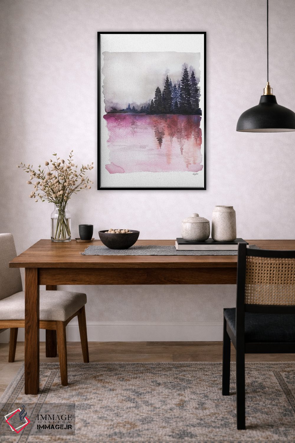 تابلو مینیمال آب های مه آلود ۲ اثر کلسی مک نت - D4B