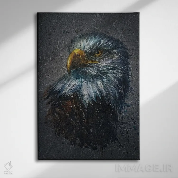 تابلو دکوراتیو عقاب آمریکایی اثر کنستانتین کالینین - نمای روبهرو روی دیوار