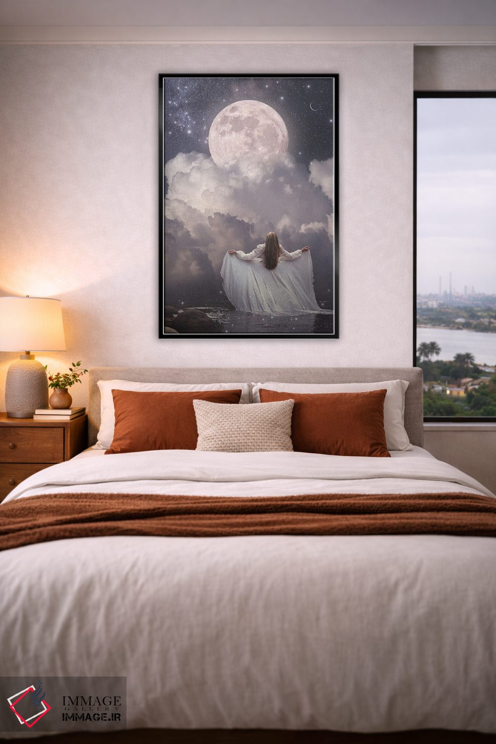 تابلو دکوراتیو فصل سرطان اثر مدنایت مون ویژوالز - D5B