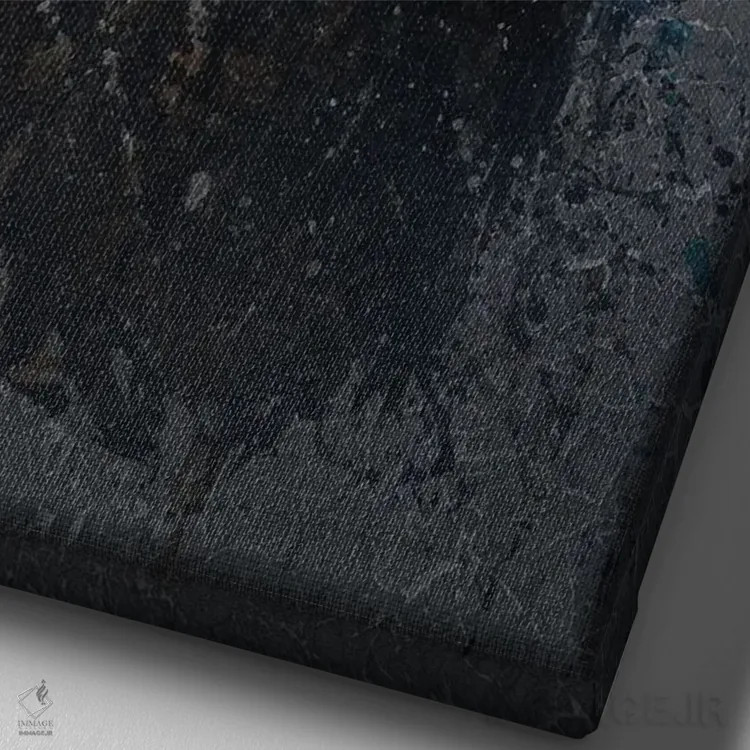 تابلو دکوراتیو عقاب آمریکایی اثر کنستانتین کالینین - نمای نزدیک بافت بوم