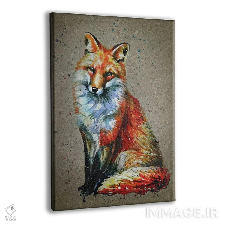 تابلو دکوراتیو روباه اثر کنستانتین کالینین - نمای پرسپکتیو محصول