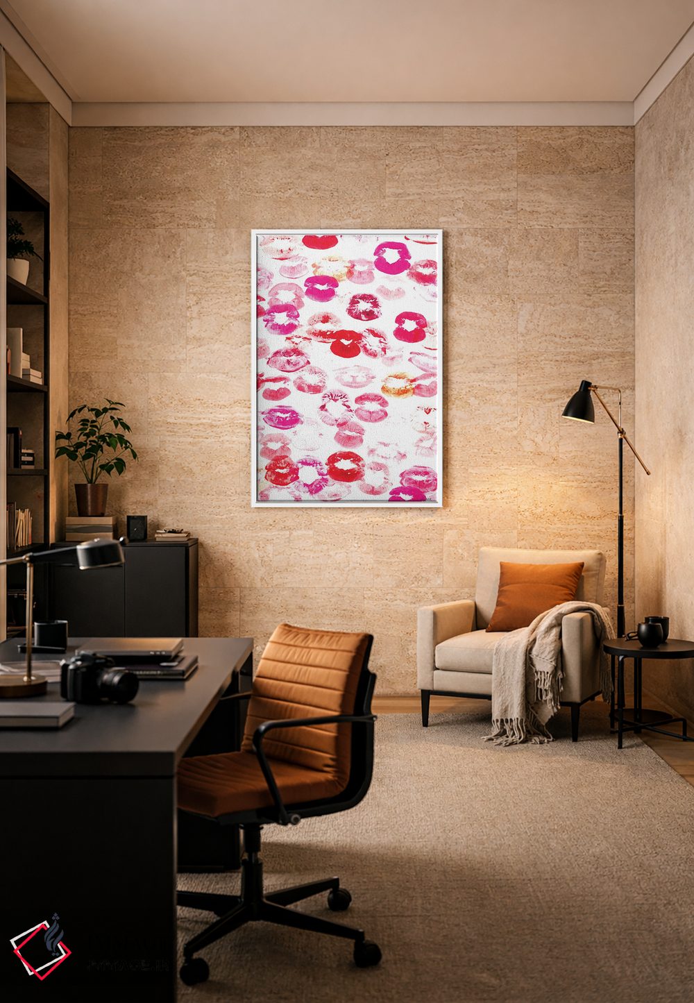تابلو دکوراتیو بوسه اثر کلسی مک نت - D5W