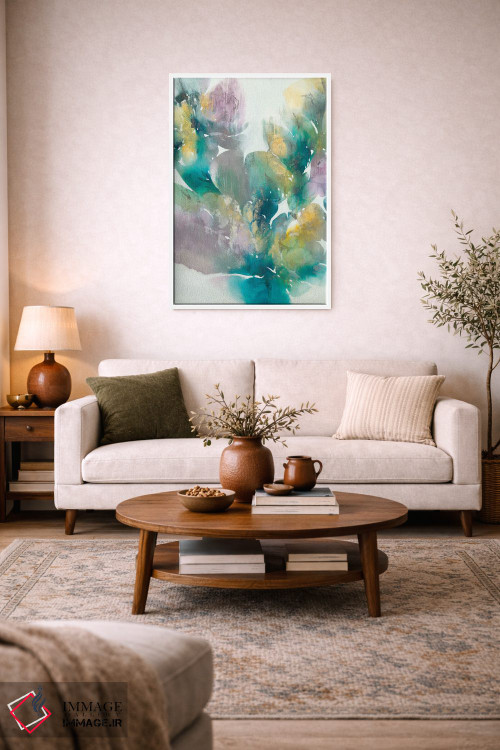 تابلو انتزاعی میکا اثر کی. ناری - D2W