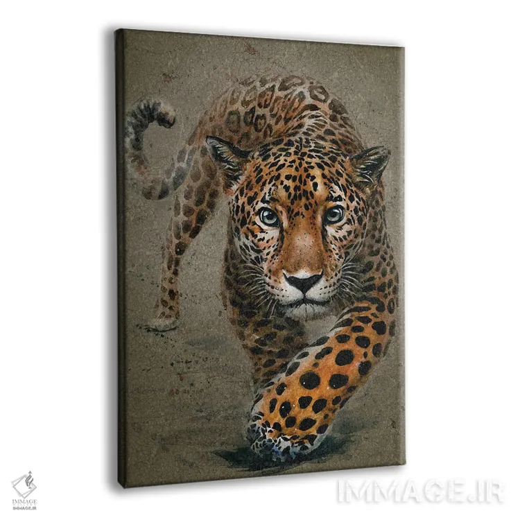 تابلو دکوراتیو پلنگ اثر کنستانتین کالینین - نمای پرسپکتیو محصول