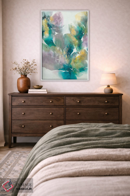 تابلو انتزاعی میکا اثر کی. ناری - D3W