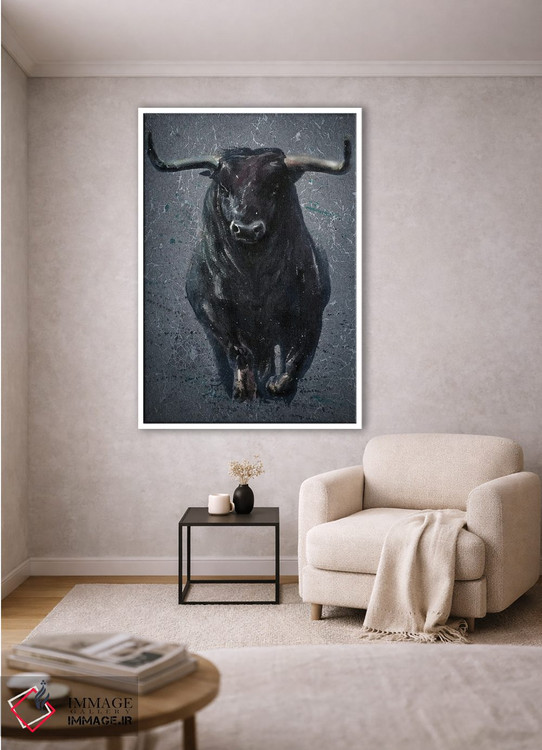 تابلو دکوراتیو بوفالو اثر کنستانتین کالینین - D1W
