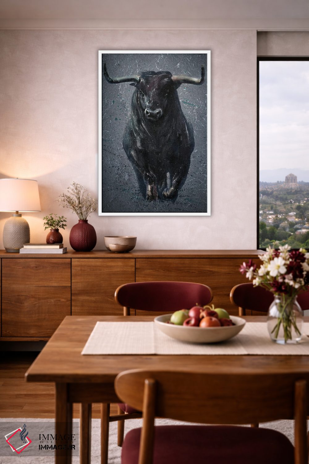 تابلو دکوراتیو بوفالو اثر کنستانتین کالینین - D3W