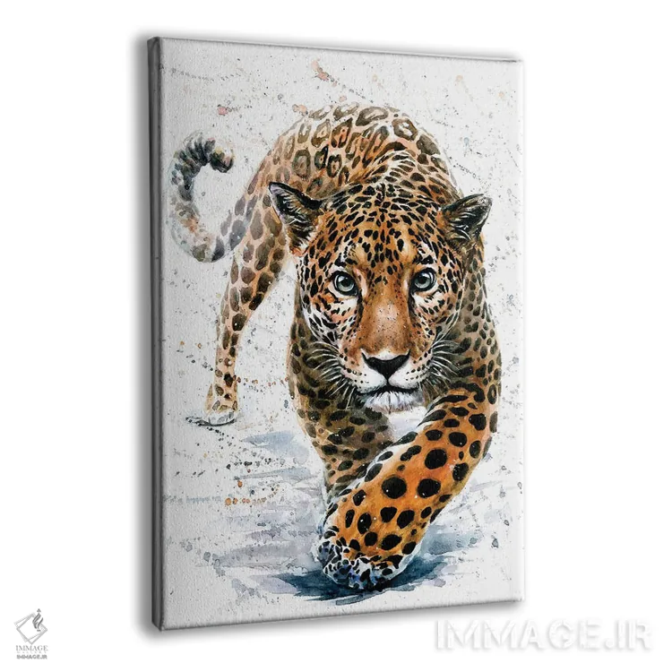 تابلو دکوراتیو یوزپلنگ آمریکایی اثر کنستانتین کالینین - نمای پرسپکتیو محصول