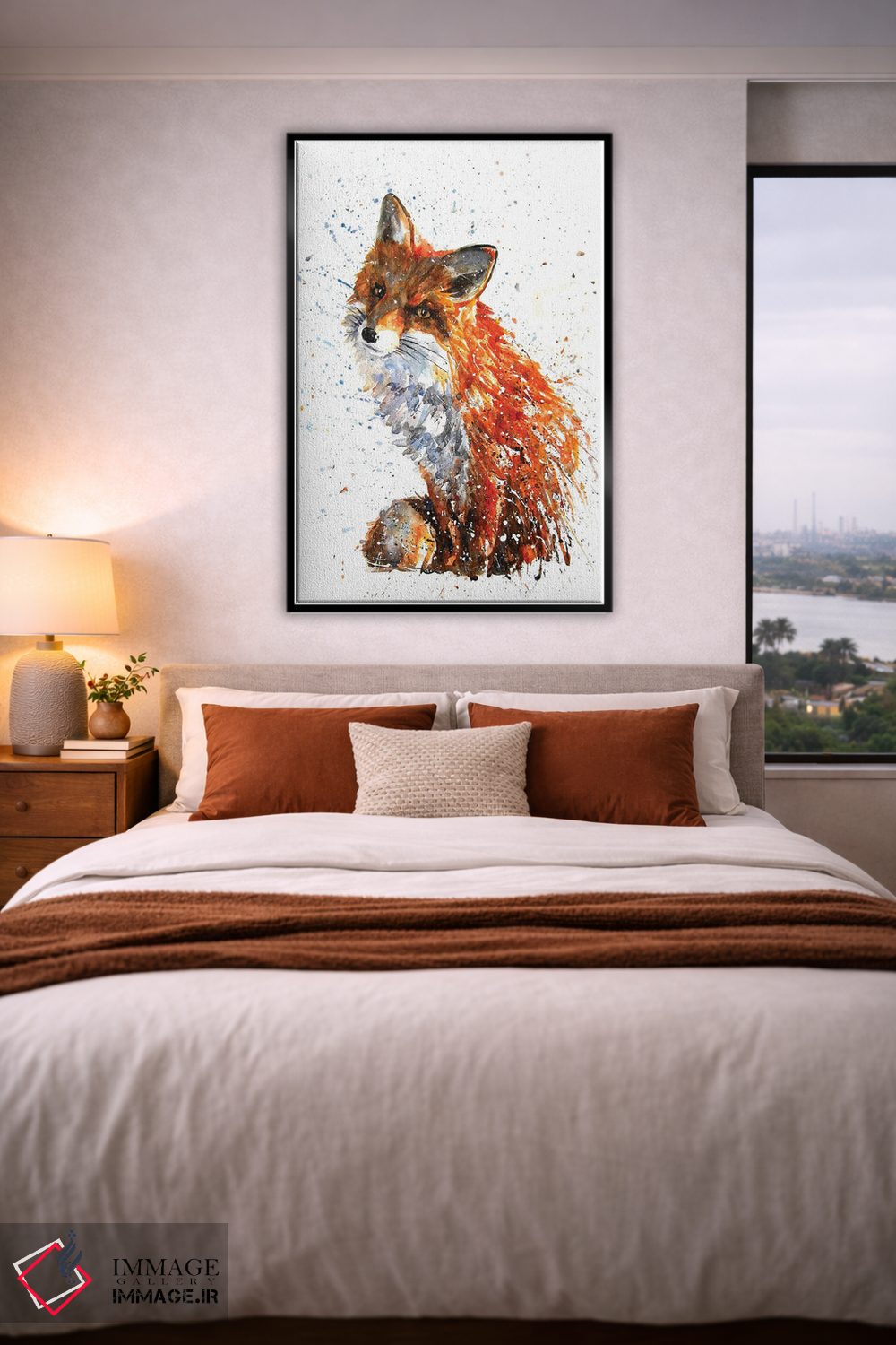 تابلو دکوراتیو روباه III اثر کنستانتین کالینین - D4B
