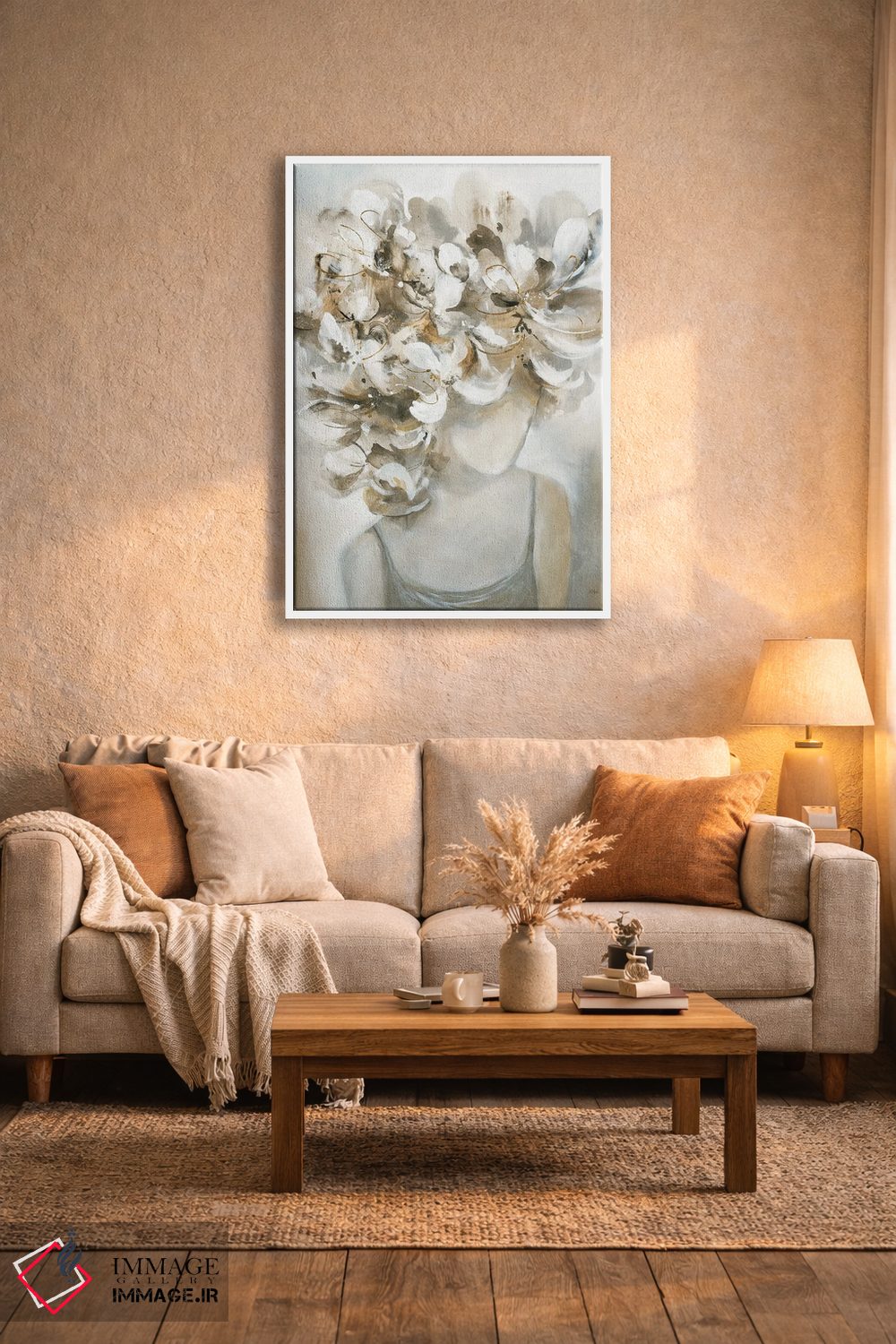 تابلو دکوراتیو بانوی فلورا III اثر کی. ناری - D3W