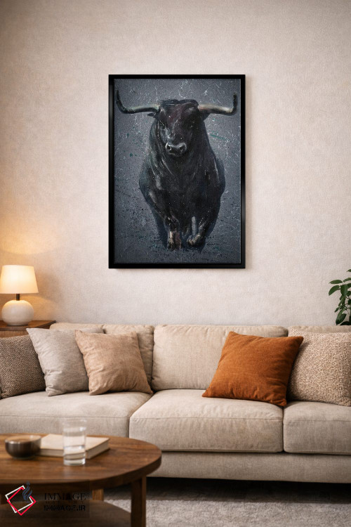 تابلو دکوراتیو بوفالو اثر کنستانتین کالینین - D4B