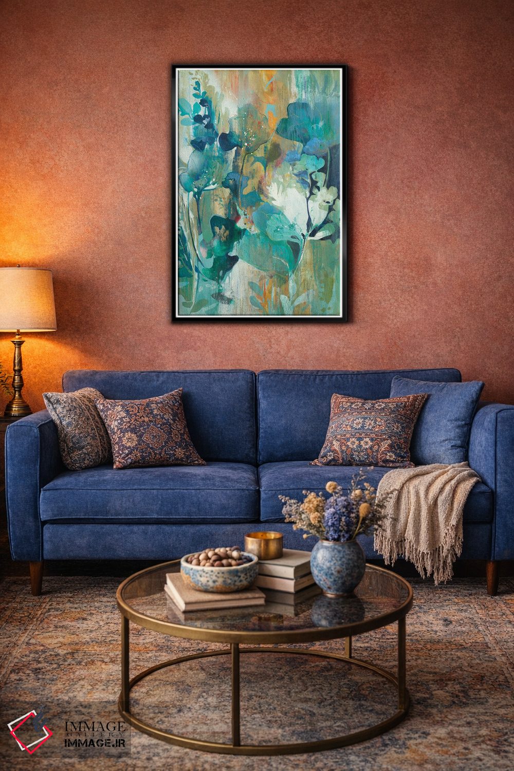 تابلو انتزاعی توهم گیاهی اثر کی. ناری - D5B