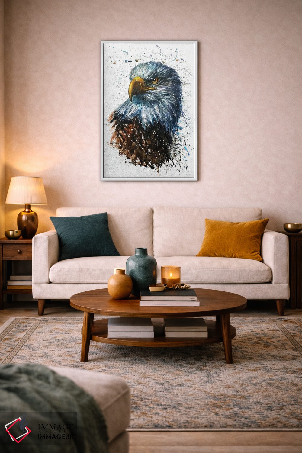 تابلو دکوراتیو عقاب آمریکایی اثر کنستانتین کالینین - D3W