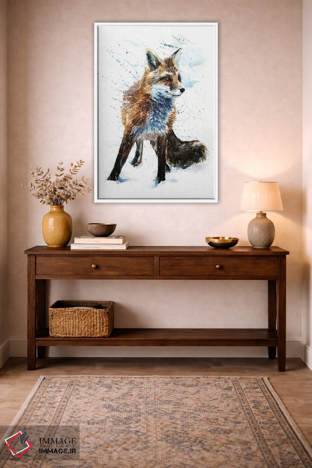 تابلو دکوراتیو روباه IV اثر کنستانتین کالینین - D1W