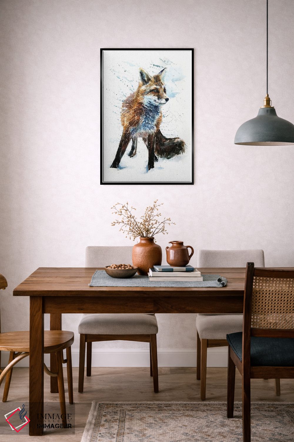 تابلو دکوراتیو روباه IV اثر کنستانتین کالینین - D6B