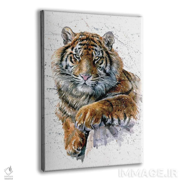 تابلو دکوراتیو ببر II اثر کنستانتین کالینین - نمای پرسپکتیو محصول