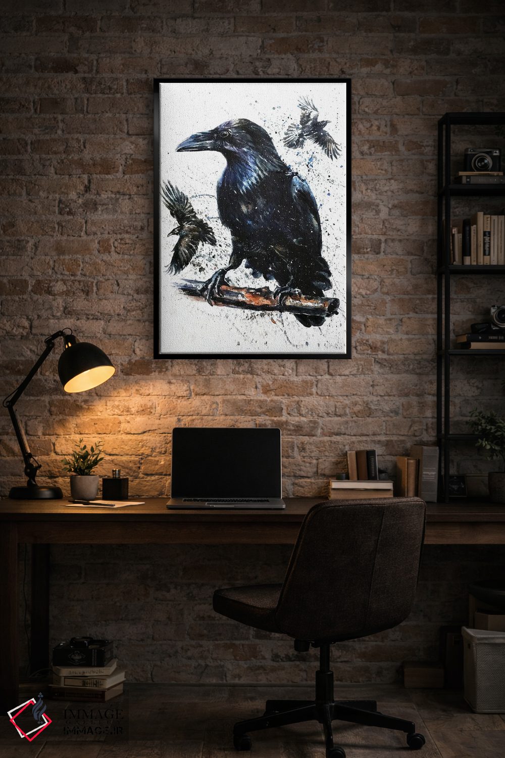 تابلو دکوراتیو کلاغ II اثر کنستانتین کالینین - D5B