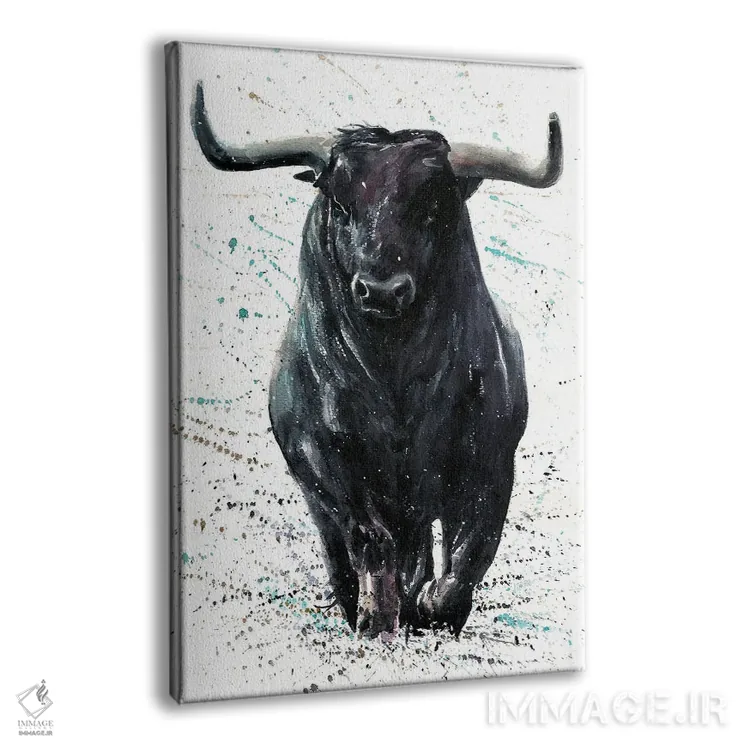 تابلو دکوراتیو بوفالو III اثر کنستانتین کالینین - نمای پرسپکتیو محصول
