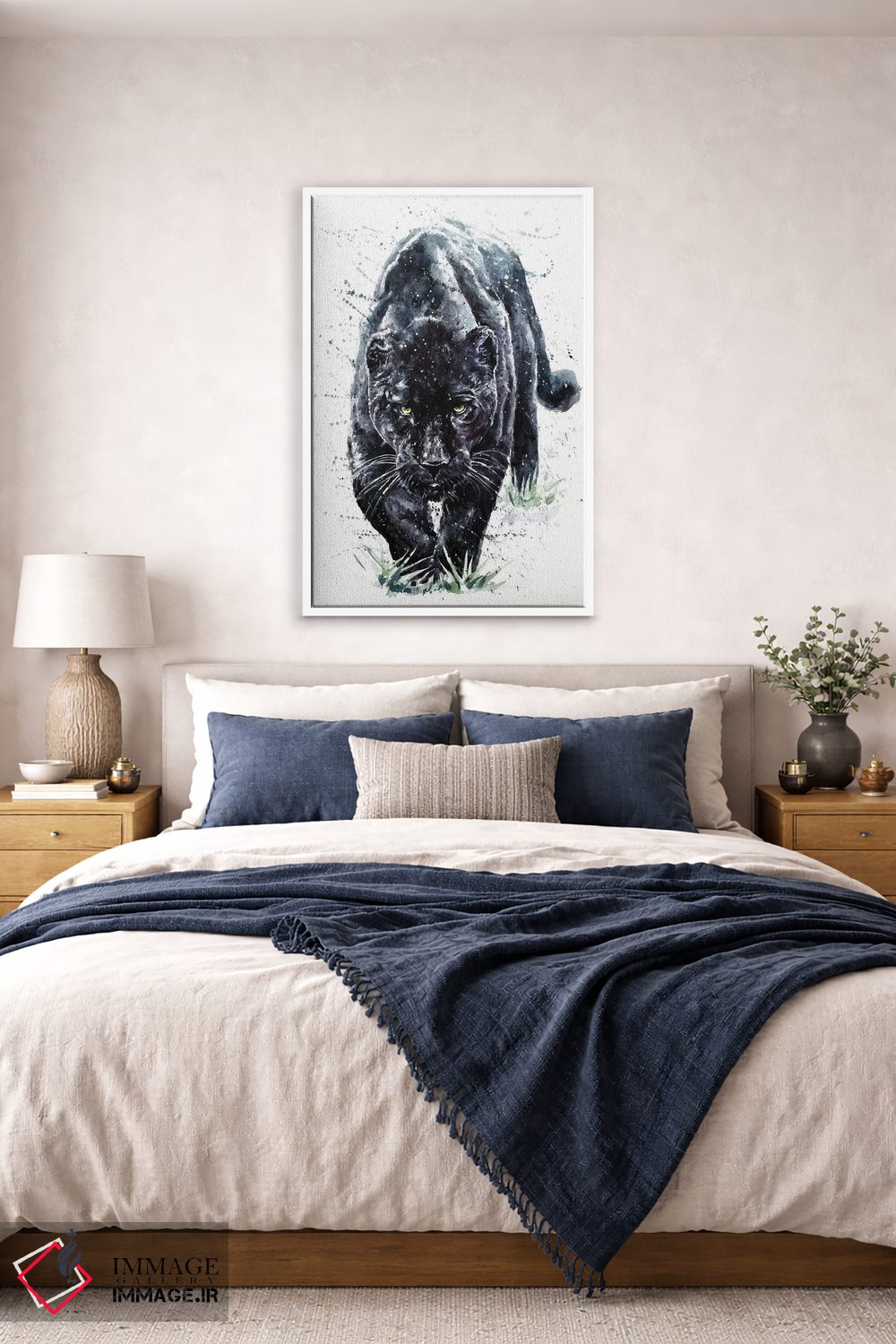 تابلو دکوراتیو پلنگ سیاه II اثر کنستانتین کالینین - D5W
