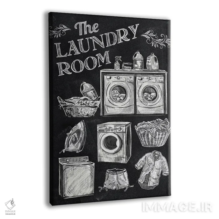 تابلو دکوراتیو رختشویخانه اثر کنراد ناتسن - نمای پرسپکتیو محصول