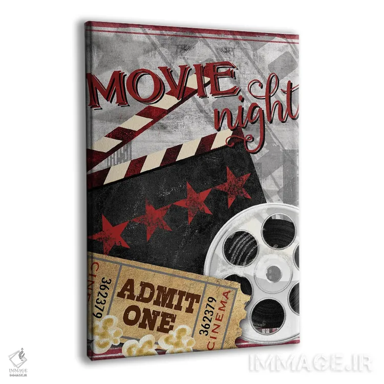 تابلو دکوراتیو شب فیلم II اثر کنراد ناتسن - نمای پرسپکتیو محصول