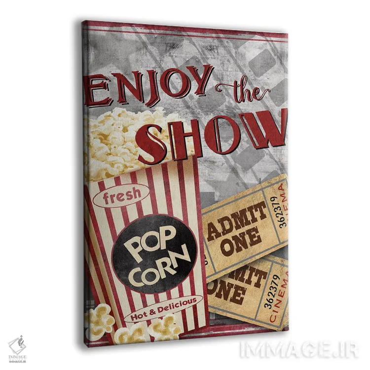 تابلو دکوراتیو شب فیلم I اثر کنراد ناتسن - نمای پرسپکتیو محصول