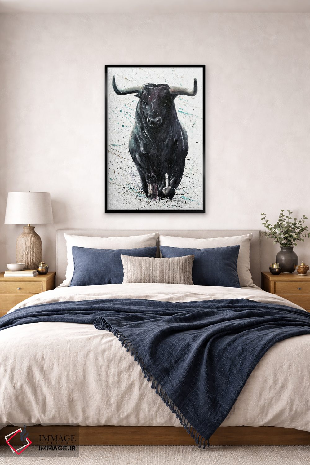 تابلو دکوراتیو بوفالو III اثر کنستانتین کالینین - D6B