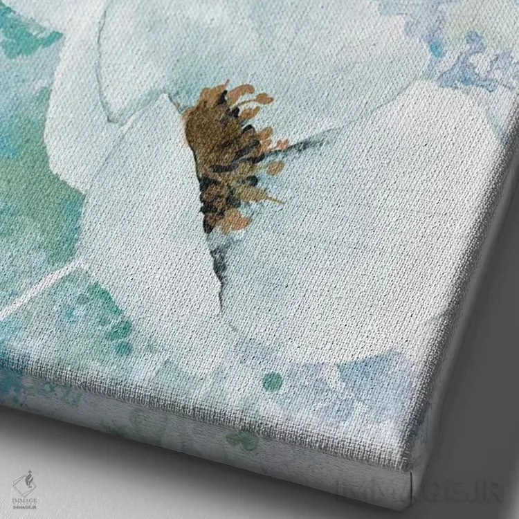 تابلو دکوراتیو ساده و زیبا I اثر کنراد ناتسن - نمای نزدیک بافت بوم