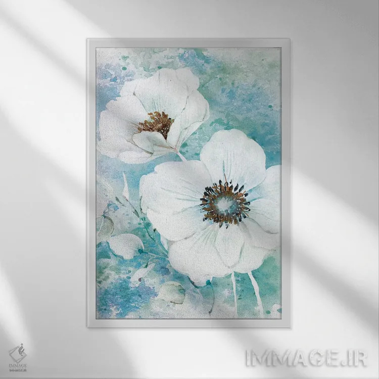 تابلو دکوراتیو ساده و زیبا II اثر کنراد ناتسن - نمای قابدار سفید