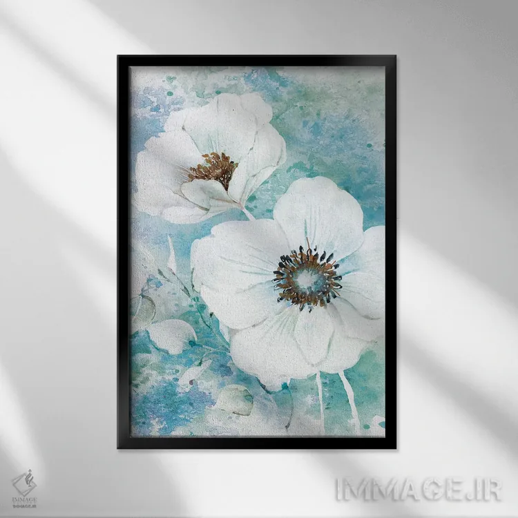 تابلو دکوراتیو ساده و زیبا II اثر کنراد ناتسن - نمای قابدار مشکی