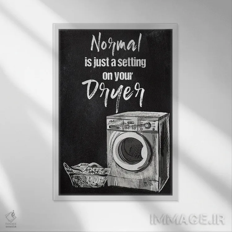 تابلو دکوراتیو عادی فقط یک تنظیمات است اثر کنراد ناتسن - نمای قابدار سفید