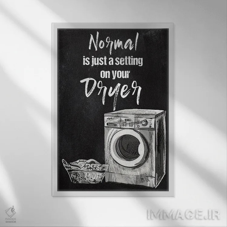 تابلو دکوراتیو عادی فقط یک تنظیمات است اثر کنراد ناتسن - نمای قابدار سفید