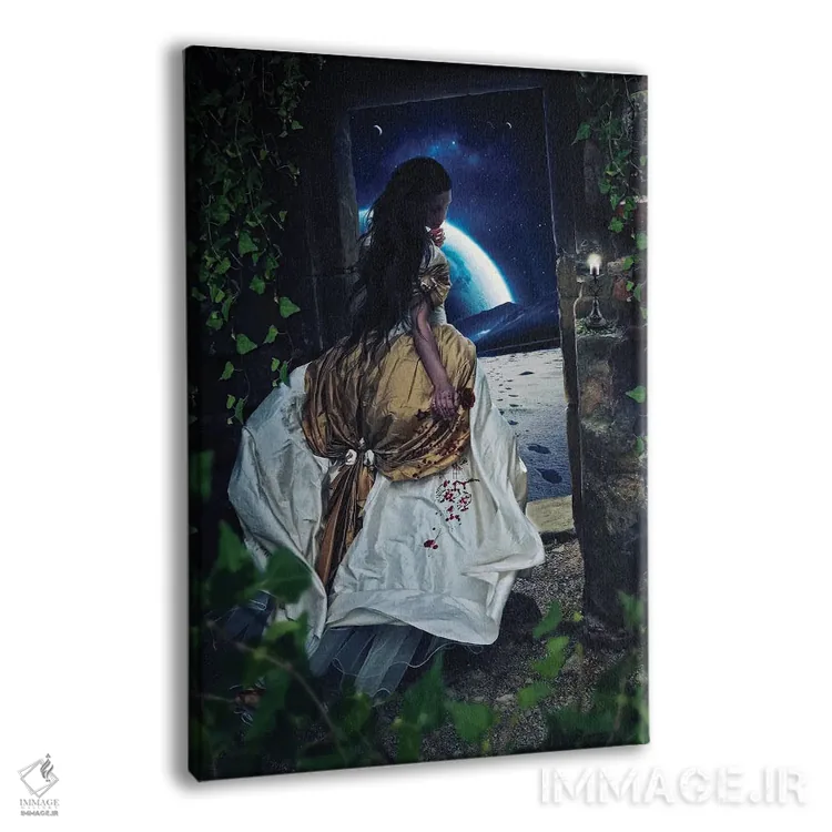 تابلو دکوراتیو رهاشده اثر میلوش کارانوویچ - نمای پرسپکتیو محصول