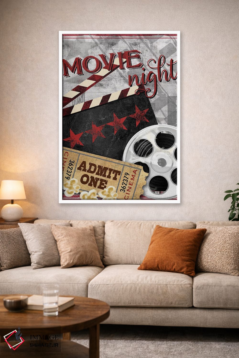 تابلو دکوراتیو شب فیلم II اثر کنراد ناتسن - D1W