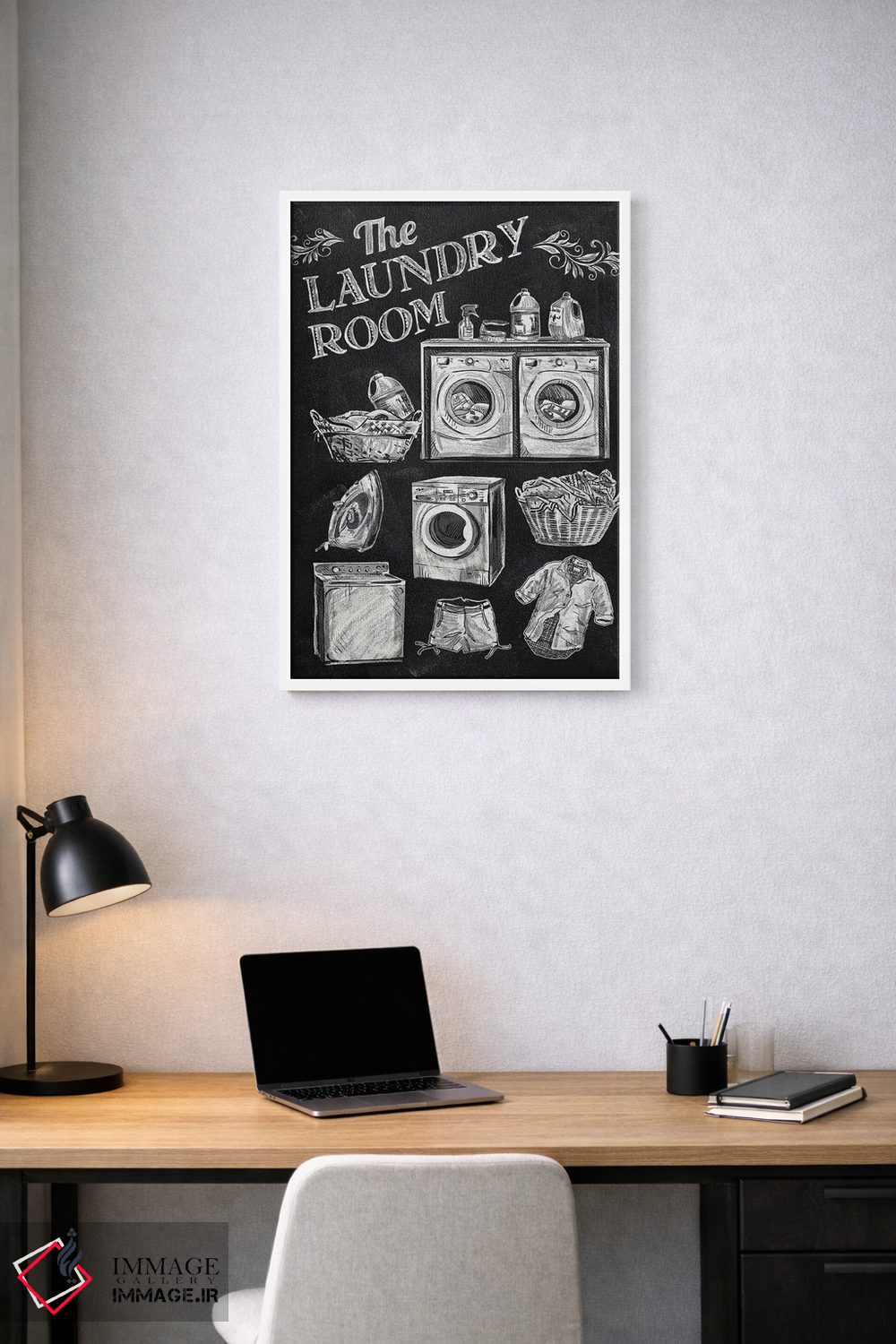 تابلو دکوراتیو رختشویخانه اثر کنراد ناتسن - D1W